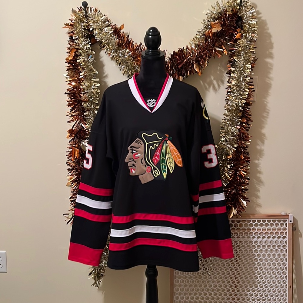 Mens authentic NHL CCM Number 33 Esposito Hockey Jersey.